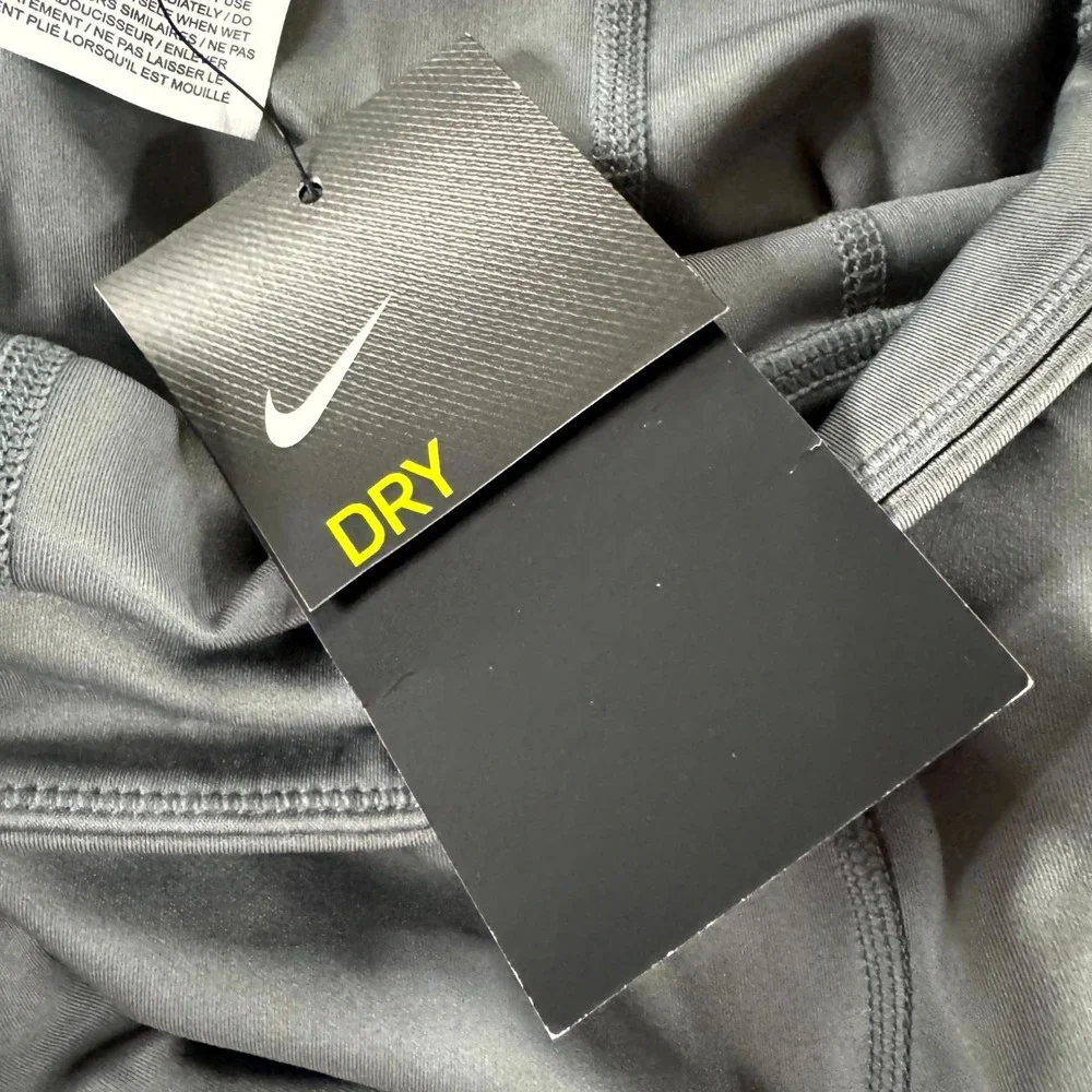 Nike‎ Leggings Girls XL Grey Pink New Dri-FIT Colorblock Tight Fit Activewear